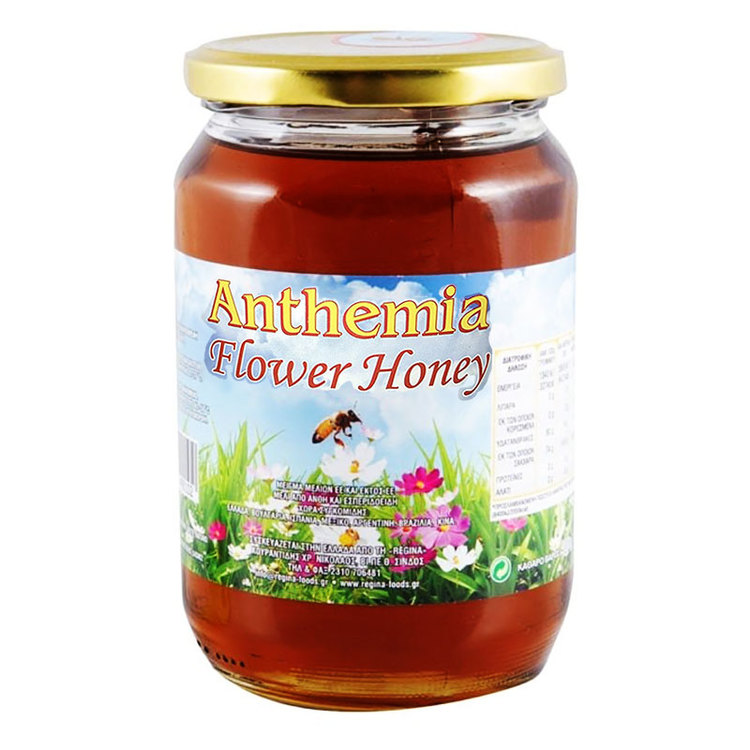 Grekisk Blomsterhonung - Den grekiska Anthemia-honung är framställd av blommor och citrusfrukter, i syfte att ge oss en unik smakkombination.