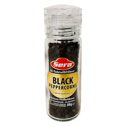 Black pepper whole in a spice grinder 50g