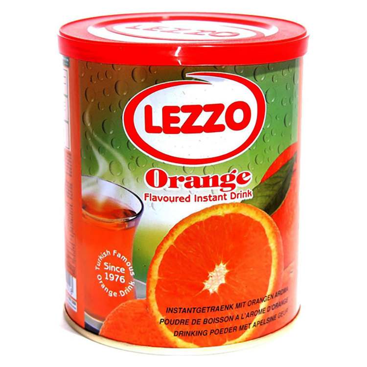 Apelsinte i pulverform från Lezzo. Njut av denna instant te dryck, uppfriskande dryck som kan serveras både kall och varm. Lezzo instant te gör du snabbt och enkelt.