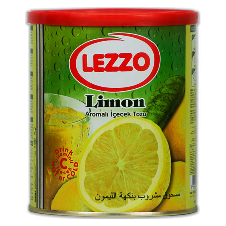 Citron te i pulverform från turkiska märket Lezzo. Lezzo Citron te är ett instant te som snabbt löses upp i varmt eller kallt vatten och passar därför bra att både avnjutas under kallare som varmare d