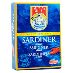Sardiner i varm sauce 125g