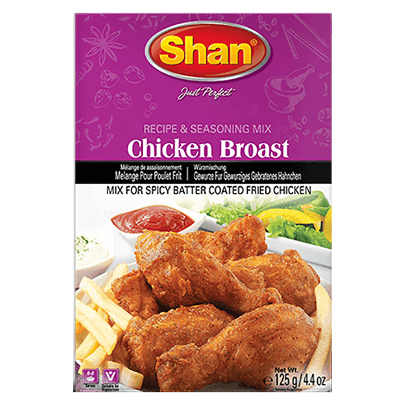 Shan Chicken Broast Mix är en kryddblandning som hjälper dig att förbereda en kryddig och smakrik stekt kyckling, känd som Chicken Broast. Chicken Broast är en populär rätt som består av saftiga och m