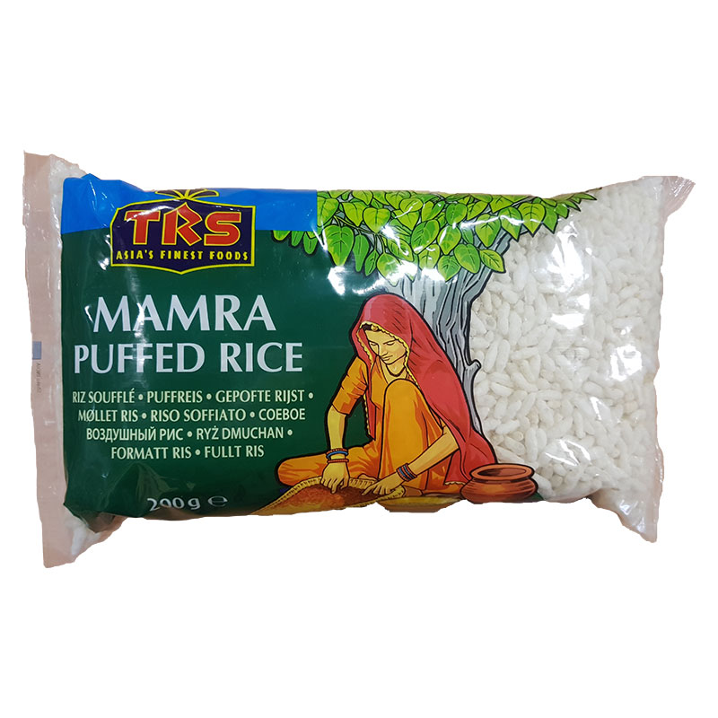 Puffat ris används ofta i olika frukostflingor och snacks. Den kan även kombineras med olika grönsaker, frukter, smaksättningar, torrfrukter och såser.