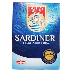 Sardiner i vegetabilisk olja