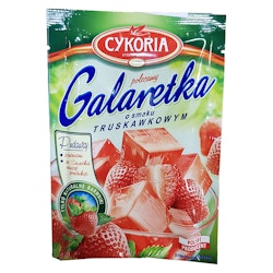 Galaretka - Gelé med jordgubbssmak