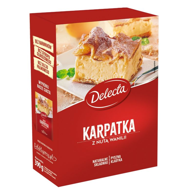 Karpatka - polsk flødetærte