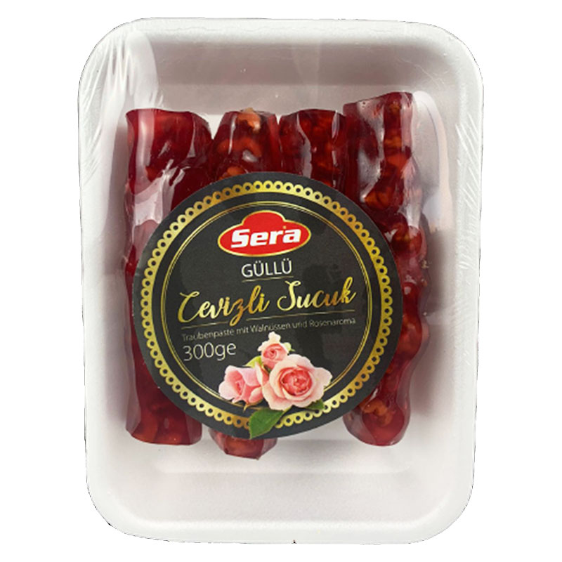 Valnöt delikatess med rosensmak från Sera. Produkt av Turkiet.