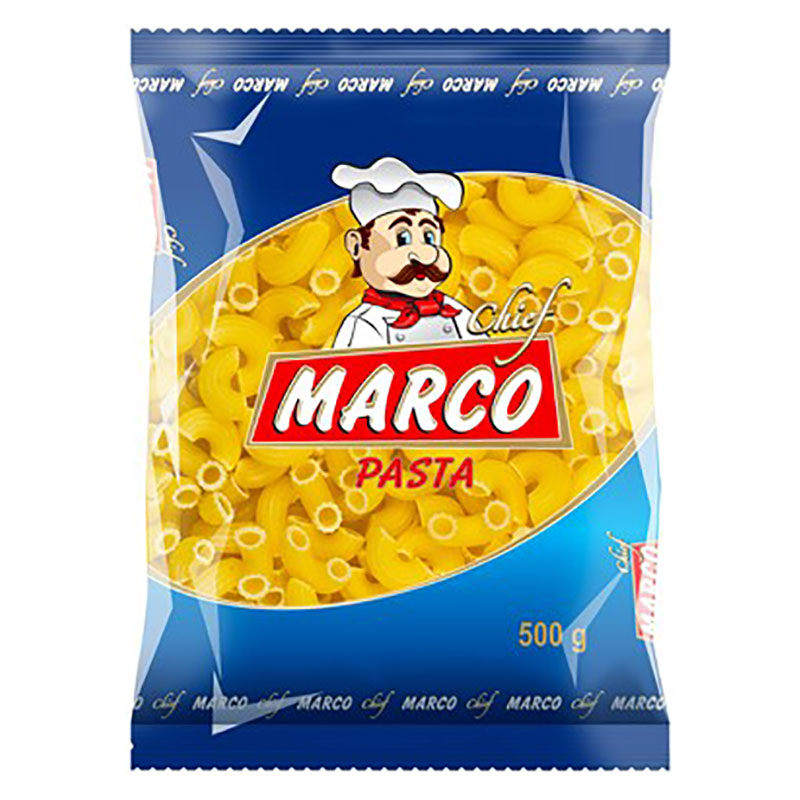 Marco Pasta fusilli är framställd av utvald vetemjöl enligt de italienska normerna. Pasta som produceras med denna typ av vetemjöl har en fast (Al Dente) struktur, högsta kvalitet i färg, smak, betaka