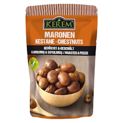 Chestnuts vacuum packed