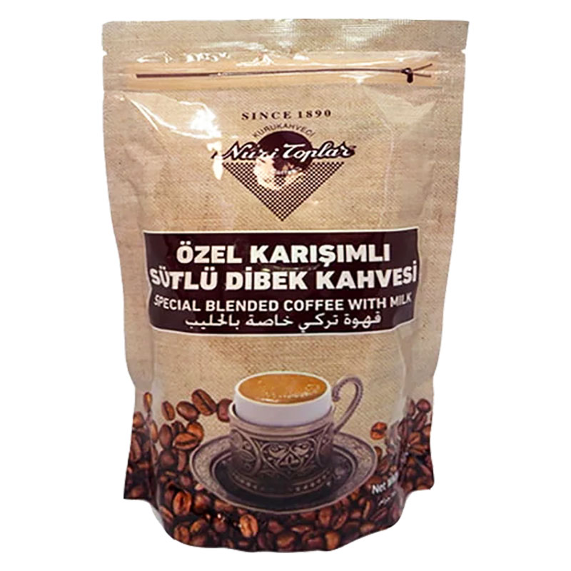 Dibek kaffe kommer från ottomanska smaker. Denna unika smak från den ottomanska kulturen ger dig en annan kaffeupplevelse än klassisk Turkiskt kaffe. Den innehåller Arabisk medium stekt kaffe, kaffe g