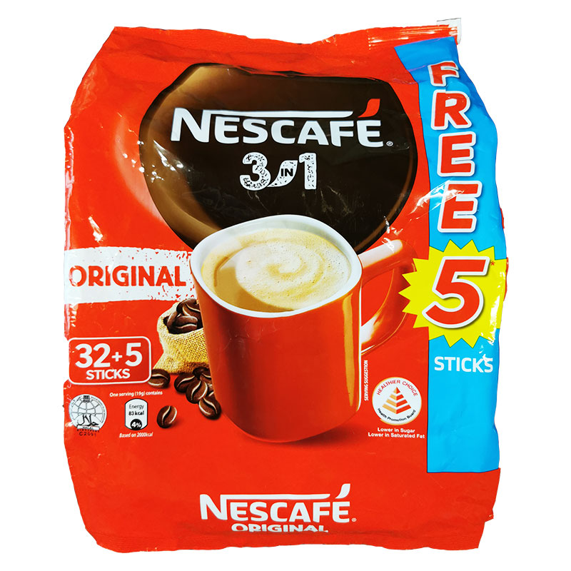 Upplev den bekväma och utsökta smaken av NESCAFÉ 3in1, det perfekta sättet att njuta av ditt kaffe på språng. Vår unika blandning av kaffe, socker och mjölkpulver ger dig en härlig kopp kaffe i ett en