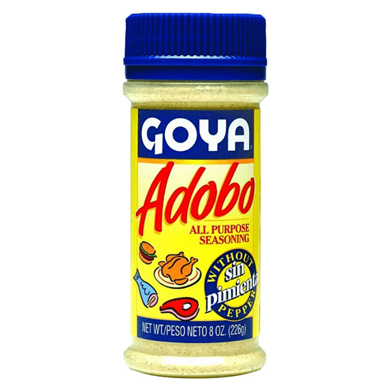 Kryddblandning Adobo utan peppar - GOYA är mer än bara en krydda. Den är en inbjudan till att utforska den rika kulturen och traditionen i Latinamerika. Med sina noggrant utvalda ingredienser, ger den