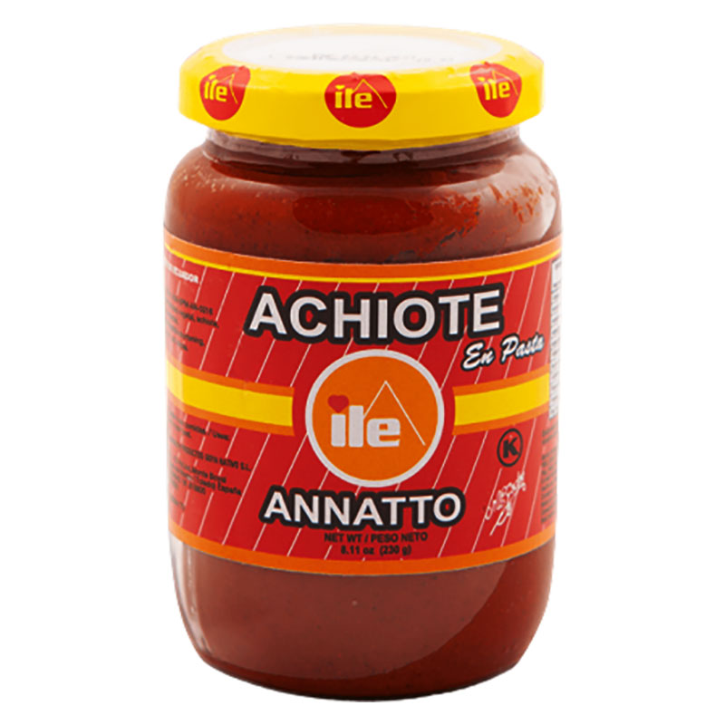 Annatto-pasta är tillverkad av noggrant utvalda annattofrön för att ge en genuin och distinkt smakupplevelse. Med sin rika färg och milda smak kommer denna pasta att lyfta dina matlagningsexperiment t