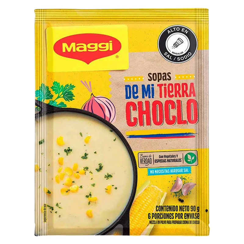 Maggi Choclo soppa är berikad med majs och har en krämig och fyllig konsistens som tillfredsställer dina smaklökar. Med sin perfekt balanserade kombination av ingredienser och kryddor ger den en fanta