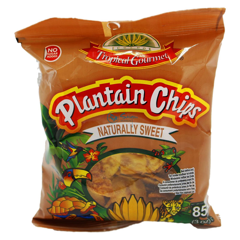 Upptäck den naturligt söta och hälsosamma smaken av Groblad Chips - Naturlig Söt. Dessa chips är tillverkade av näringsrika groblad, en kusin till bananen, som erbjuder en unik smakupplevelse och en s