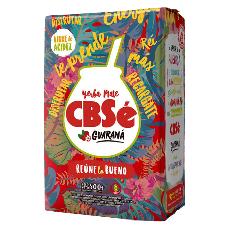 CBSé är ett känt varumärke som är känt för sin högkvalitativa yerba mate. Deras Guarana Yerba Mate är inget undantag och ger dig en naturlig energikick för att övervinna trötthet och trötthet i vardag