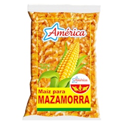 Gul majs för Mazamorra - America