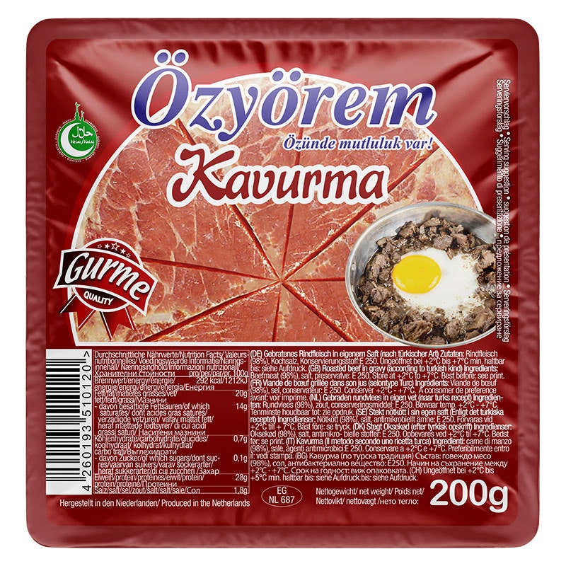 Bräserad kött - Kavurma