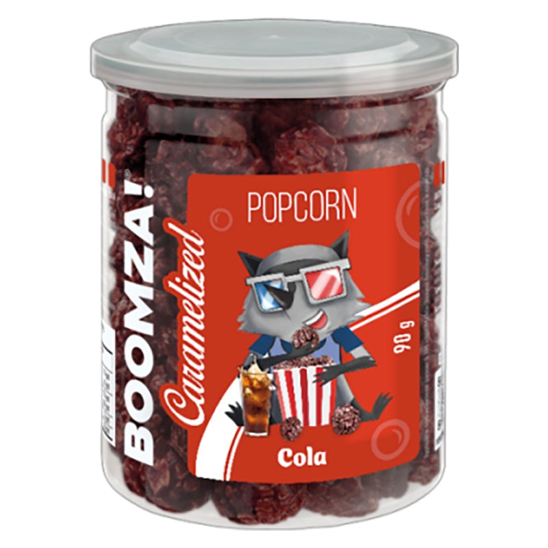 Karamelliserad popcorn med smak av cola