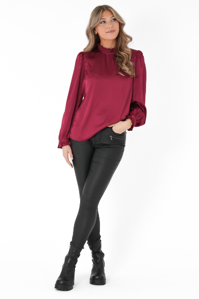 ELIETTE BLOUSE RUBY RED