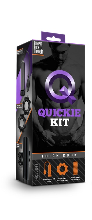 Quickie Kit thick cock, svart