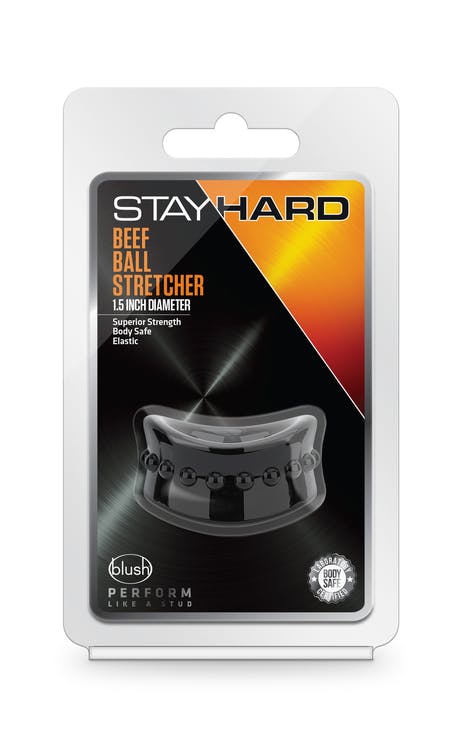 Stay Hard - Beef Ball Stretcher, Black
