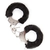 Mai No.38, metal furry handcuffs, svarta