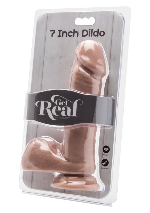 Get Real - Dildo 7 inch with Balls
