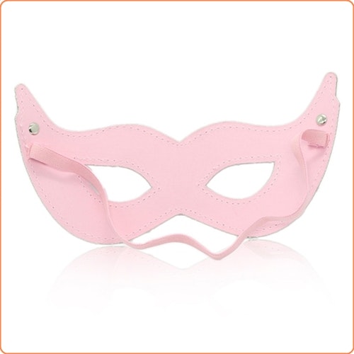 Masquerade Costume Mask, röd, rosa