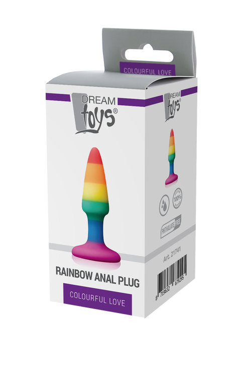 Colourful Love - Rainbow plug, mini