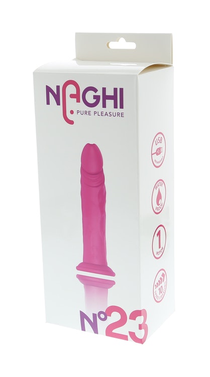 Naghi No.23, laddningsbar vibrator med sugkopp