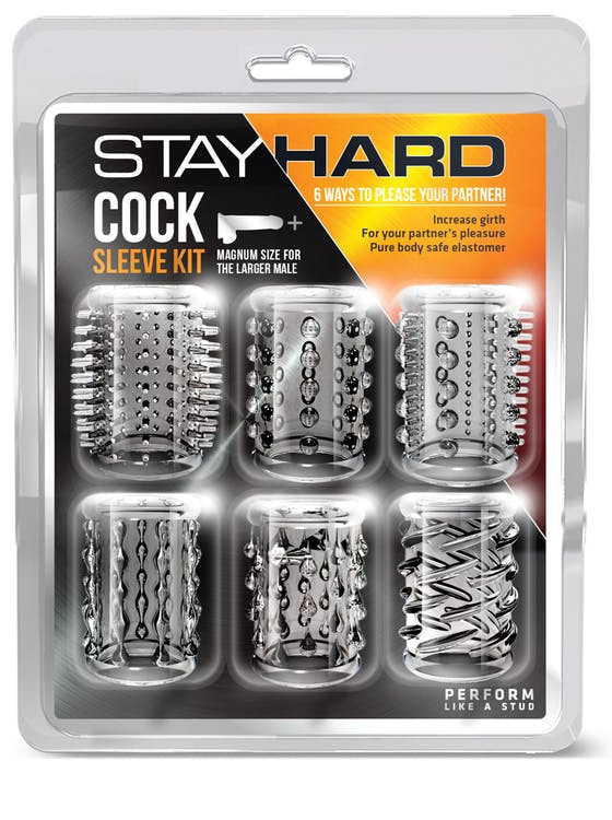 Stay hard - Cock sleeve kit, clear