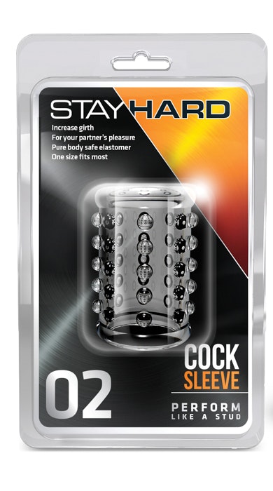 Stay hard cock sleeve 02, clear