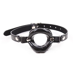Lip gag with strap