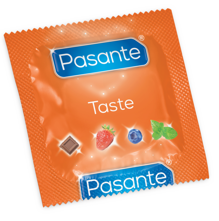 Pasante Taste, blandade smaker - jordgubb, choklad, blåbär, mint