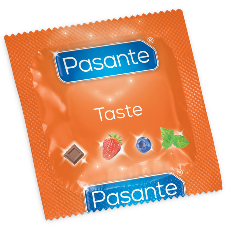 Pasante Taste, blandade smaker - jordgubb, choklad, blåbär, mint