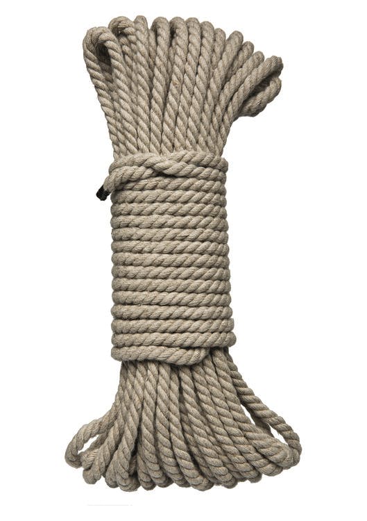 Kink Bondage Rope 50 Ft/15 m,  Natural hemp