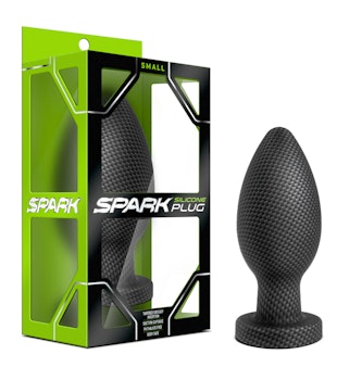 Spark silicone plug, Carbon fiber look, Small