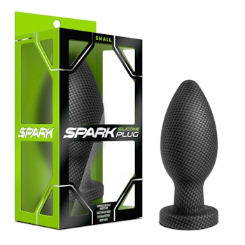 Spark silicone plug, Carbon fiber look, Small