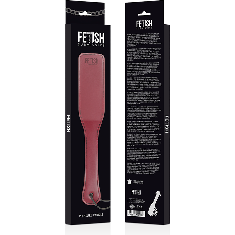 FETISH SUBMISSIVE DARK ROOM PADDLE WITH STITCHING