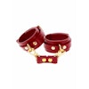 TABOOM - Wrist Cuffs, Red