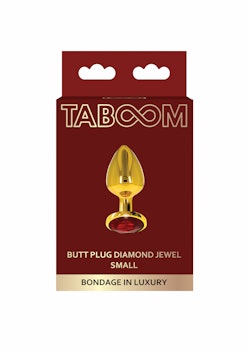 Butt Plug With Diamond Jewel Small