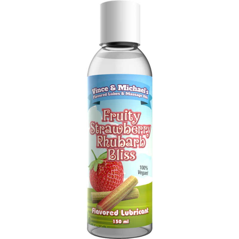 Vince & Michael´s professional lube, Strawberry with rhubarb 150 ml