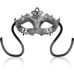 OhMama - Venetian eye mask with reliefs, Silver