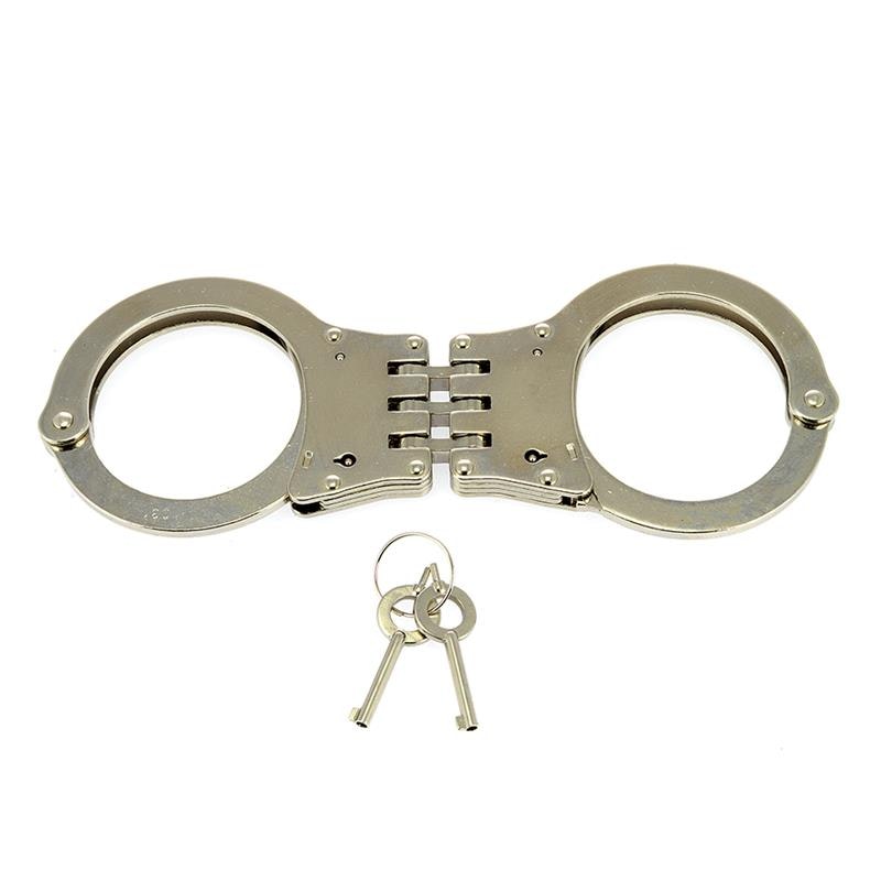 BONDAGE PLAY RIMBA BONDAGE PLAY CUFFS, METAL-ADJUSTABLE