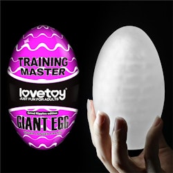 Lovetoy - Masturbator giant egg ripples edition, Purple
