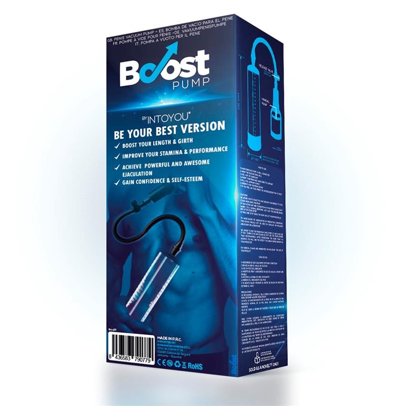 Boost pumps - Manual penis pump PSX02, Crystal