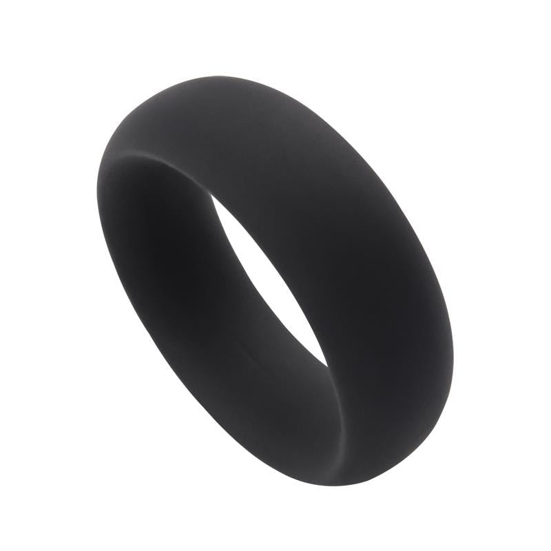 CHISA INFINITY SILICONE RING L BLACK