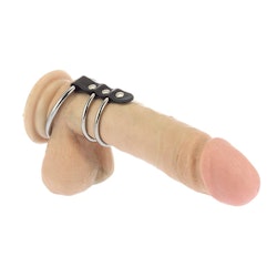 Rimba - Metal cockrings tube with ball ring