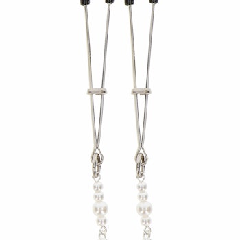 TABOOM - Tweezers With Pearls, Silver